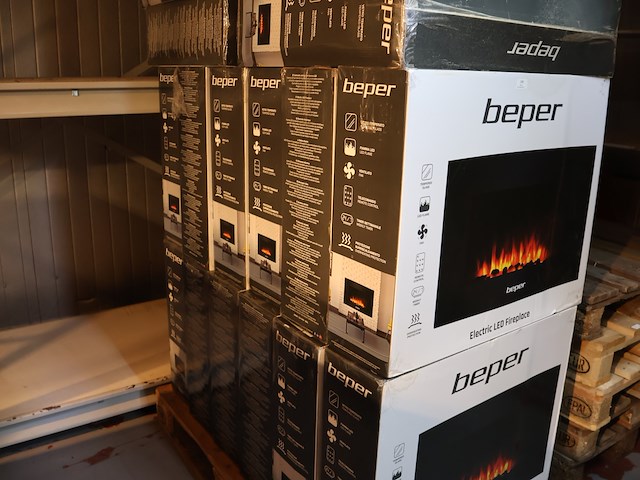 Grote partij beper elektrische sierhaard (x19) - afbeelding 5 van  6