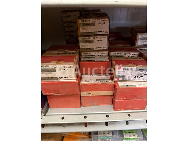 Grote partij bevestigingsmaterialen. schroeven, ankers, bouten en moeren waaronder rvs - afbeelding 2 van  20