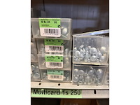 Grote partij bevestigingsmaterialen. schroeven, ankers, bouten en moeren waaronder rvs - afbeelding 3 van  20