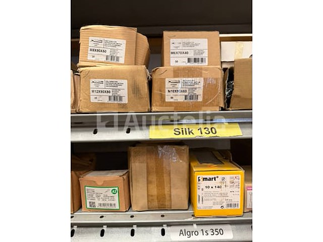 Grote partij bevestigingsmaterialen. schroeven, ankers, bouten en moeren waaronder rvs - afbeelding 16 van  20