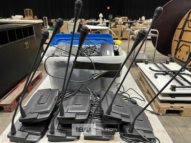 Grote partij conference microfoons - afbeelding 5 van  12