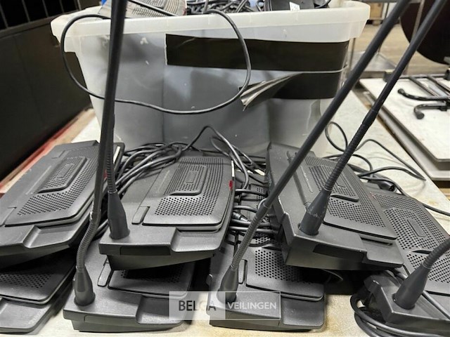 Grote partij conference microfoons - afbeelding 10 van  12