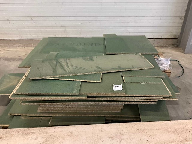 Grote partij divers bouwhout/platen - afbeelding 3 van  16