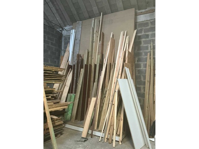 Grote partij divers hout- en plaatmateriaal - afbeelding 5 van  15
