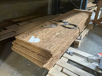 Grote partij divers hout- en plaatmateriaal - afbeelding 1 van  15