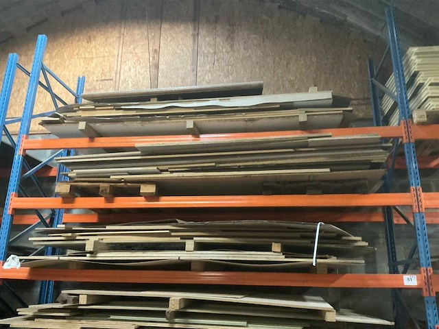 Grote partij divers hout- en plaatmateriaal - afbeelding 14 van  15