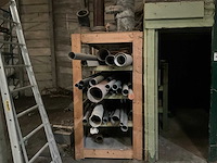 Grote partij diverse afvoerbuizen pvc