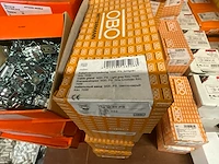 Grote partij diverse bevestigings- en installatiematerialen – obo, erico caddy e.a. - afbeelding 18 van  36