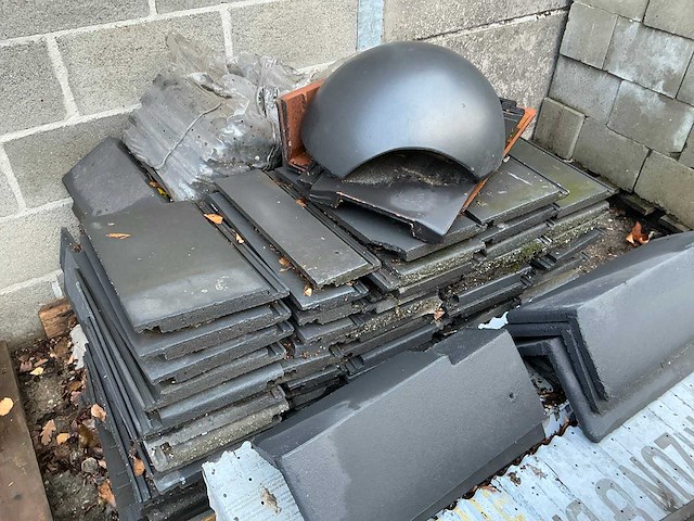 Grote partij diverse dakpannen - afbeelding 13 van  24