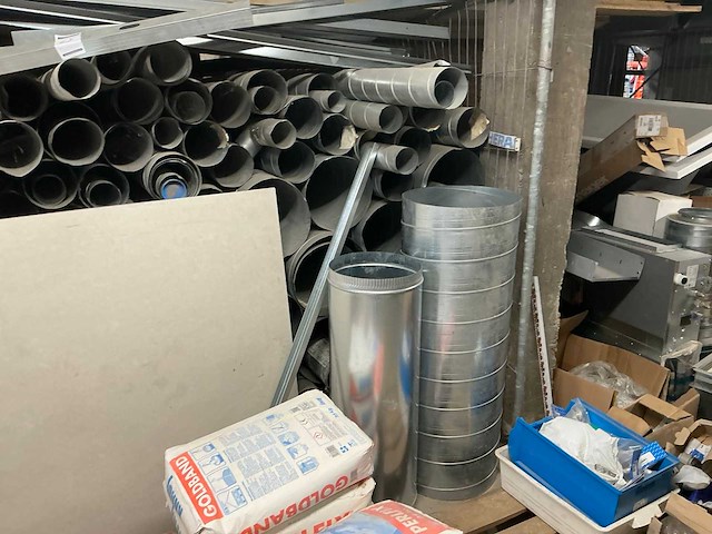 Grote partij diverse galva ventilatiebuizen - afbeelding 2 van  4