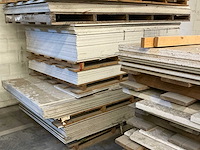 Grote partij diverse gipsplaten - afbeelding 1 van  2