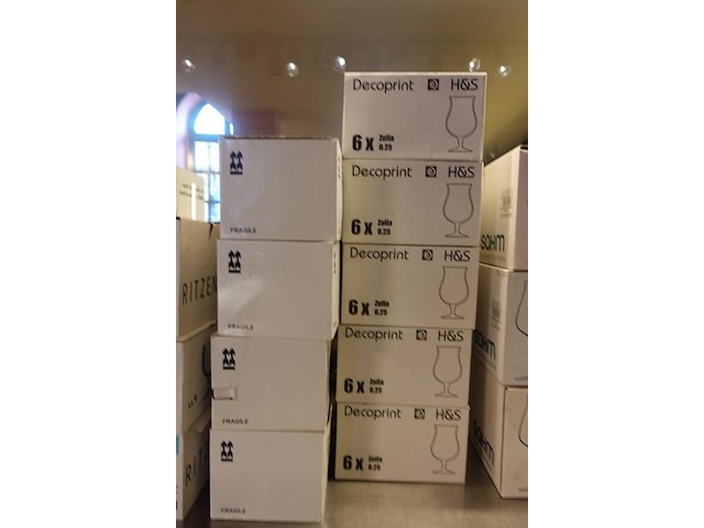 Grote partij diverse glazen - afbeelding 10 van  11