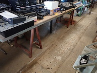 Grote partij diverse houten tafels - afbeelding 5 van  6