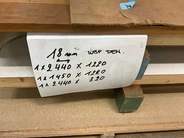 Grote partij diverse massief en plaatmateriaal - afbeelding 10 van  13