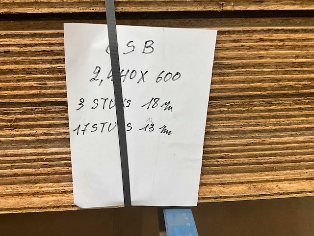 Grote partij diverse massief en plaatmateriaal - afbeelding 11 van  13