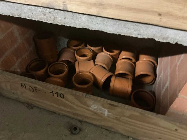 Grote partij diverse pvc koppelstukken - afbeelding 10 van  43