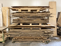 Grote partij (eik-)hout - planken, latten, profielen, plaatmateriaal - afbeelding 5 van  44