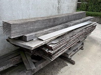 Grote partij (eik-)hout - planken, latten, profielen, plaatmateriaal - afbeelding 37 van  44