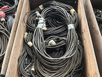 Grote partij electro kabel met stekkers - afbeelding 4 van  4