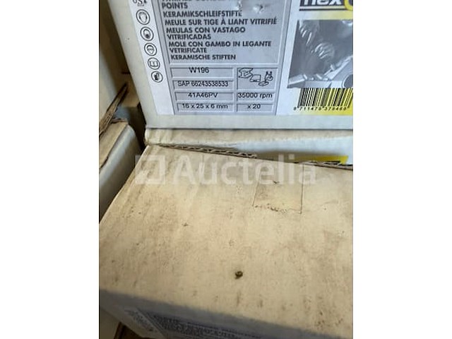 Grote partij flexovit industriële slijp- en afwerkstiften (inox-geschikt) - afbeelding 6 van  11