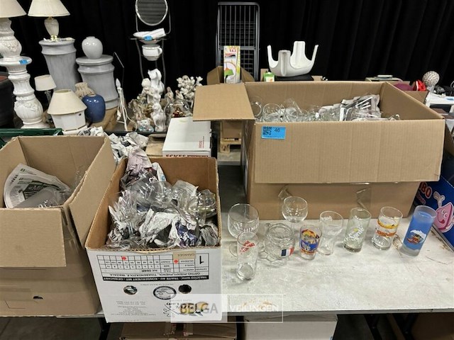 Grote partij glazen - afbeelding 1 van  8