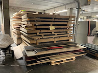 Grote partij hout plaatmateriaal - afbeelding 1 van  6