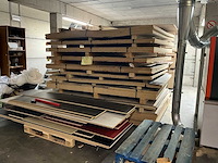 Grote partij hout plaatmateriaal - afbeelding 2 van  6