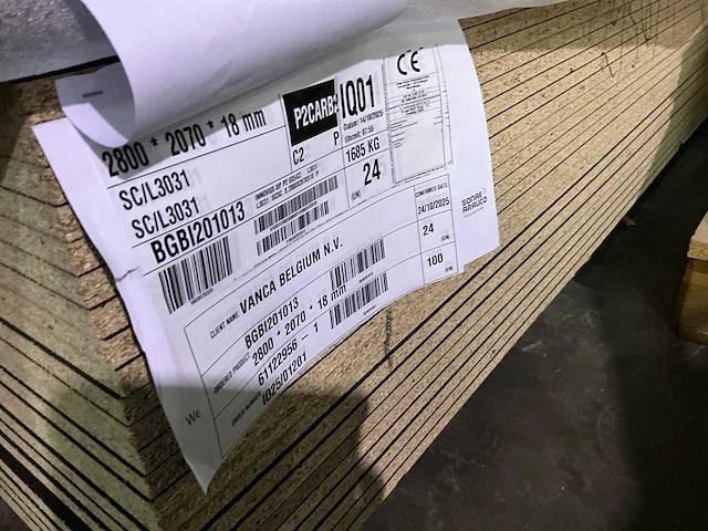 Grote partij hout plaatmateriaal - afbeelding 3 van  5