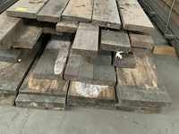 Grote partij houten planken en balken - afbeelding 1 van  2
