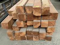 Grote partij houten planken en balken - afbeelding 1 van  2