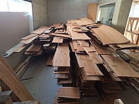 Grote partij houten planken - afbeelding 2 van  3