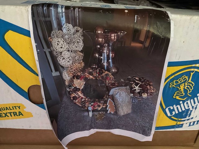 Grote partij kerstversiering en decoratiemateriaal - afbeelding 3 van  7