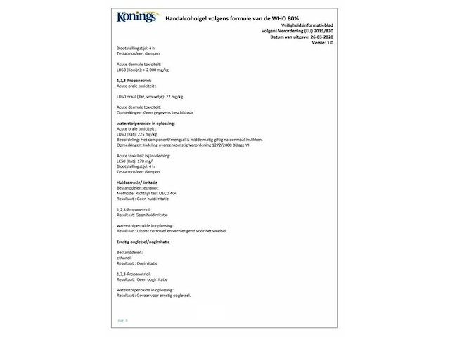 Grote partij konings handalcoholgel - afbeelding 9 van  19