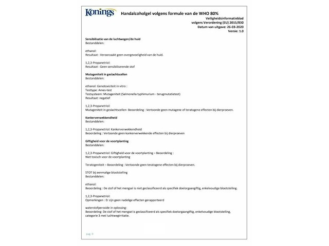 Grote partij konings handalcoholgel - afbeelding 10 van  19