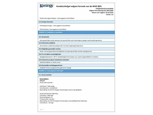 Grote partij konings handalcoholgel - afbeelding 8 van  19