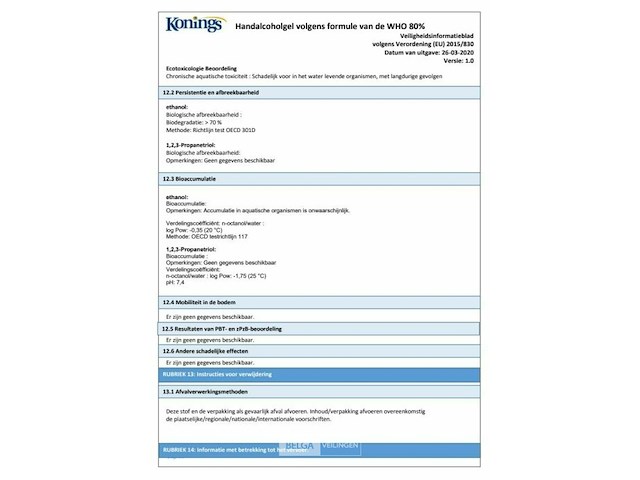 Grote partij konings handalcoholgel - afbeelding 10 van  18