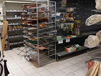 Grote partij metalen winkelrekken - afbeelding 7 van  10