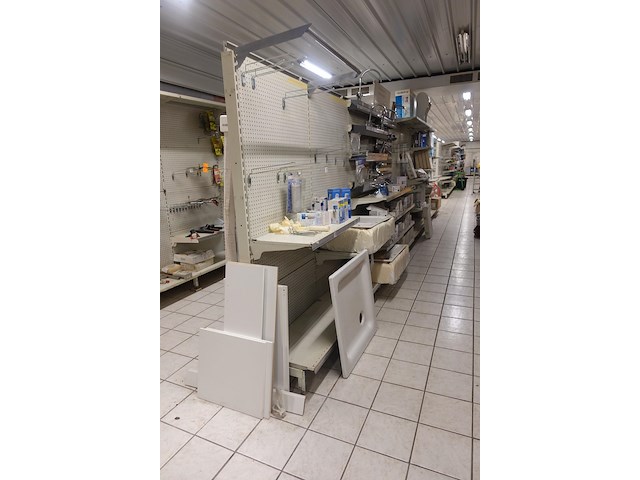 Grote partij metalen winkelrekken - afbeelding 10 van  10