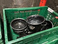 Grote partij mosselkommen en deksels - afbeelding 6 van  8