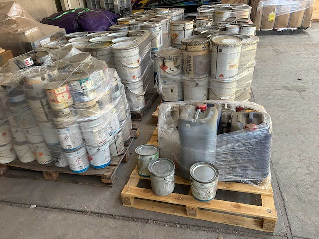 Grote partij professionele verf, coatings & vloeistoffen – ca. 10 pallets - afbeelding 16 van  29