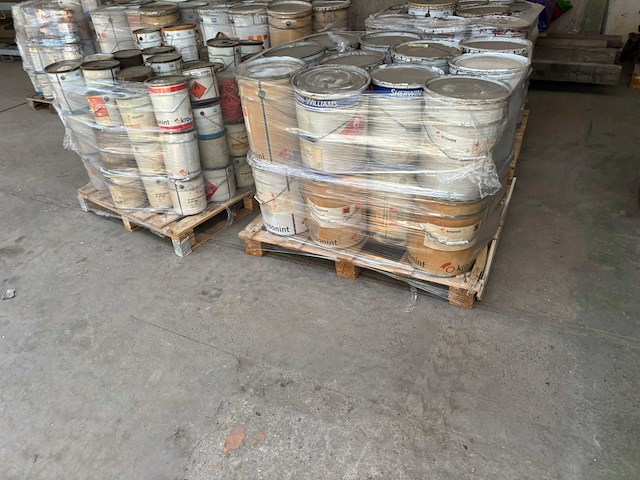 Grote partij professionele verf, coatings & vloeistoffen – ca. 10 pallets - afbeelding 7 van  8