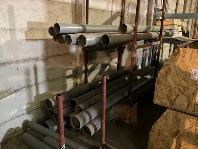 Grote partij pvc afvoer buizen en koppelstukken - afbeelding 5 van  7