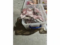 Grote partij roze en rode kerstdecoratie, diverse soorten - afbeelding 18 van  18