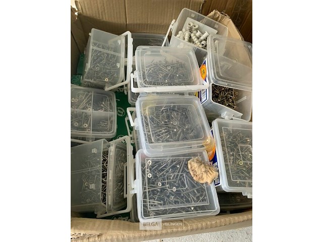 Grote partij schroeven, divers - afbeelding 1 van  2