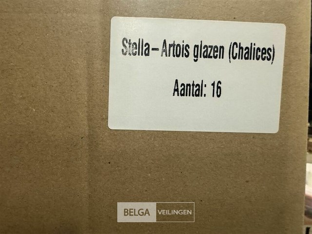 Grote partij stellaglazen op voet - afbeelding 3 van  5