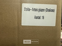 Grote partij stellaglazen op voet - afbeelding 3 van  5