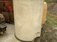 Grote pvc ton met deksel - afbeelding 1 van  2