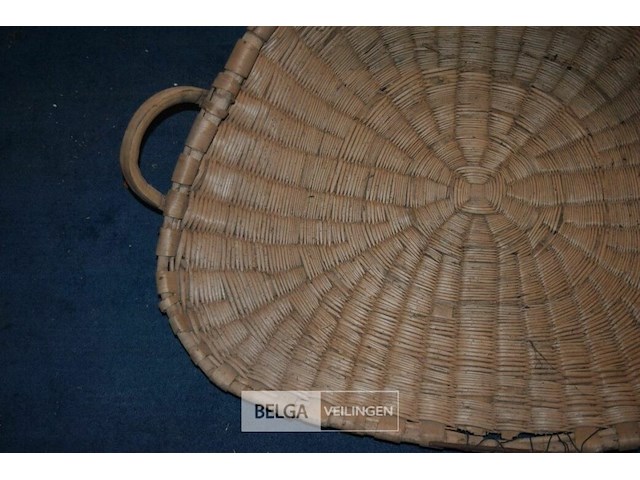 Grote rieten mand - afbeelding 2 van  3