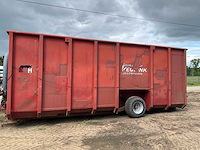 Grote robuuste mestcontainer op wielstel - nieuwe banden - afbeelding 7 van  14