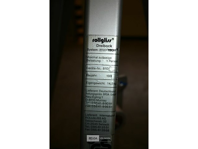 Grote rollgliss driepikkel/driepoot - afbeelding 6 van  6